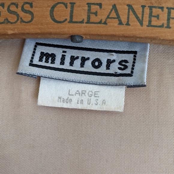 👼 Vintage Cross Stitch Christmas Vest Angels and Santas Vintage L, fits like 6 - Picture 8 of 9